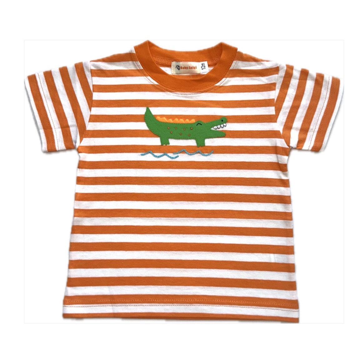 Striped Alligator Tee