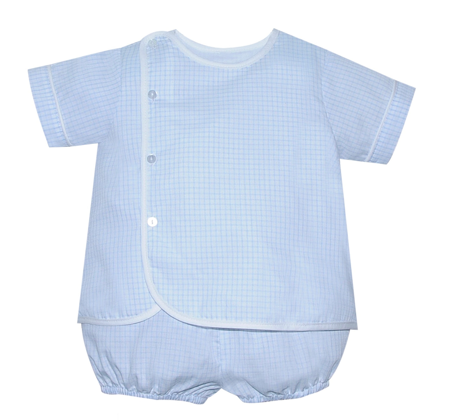 Blue Baylor Boy Bloomer Set