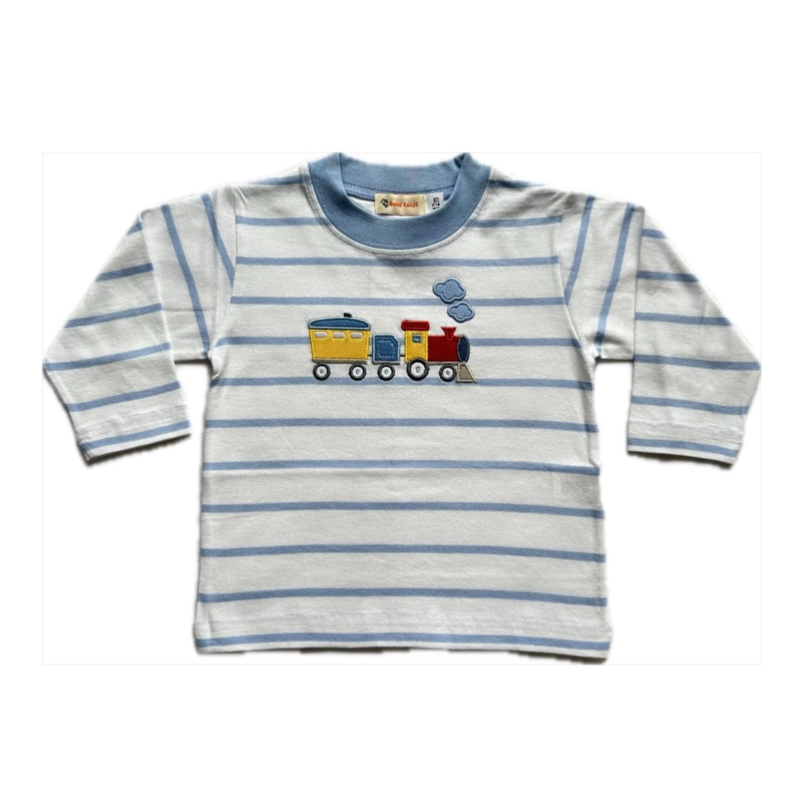 Train Striped Long Sleeve Tee