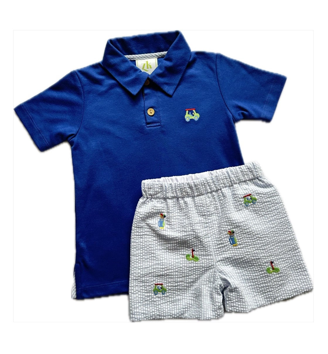 Golf Seersucker Shorts