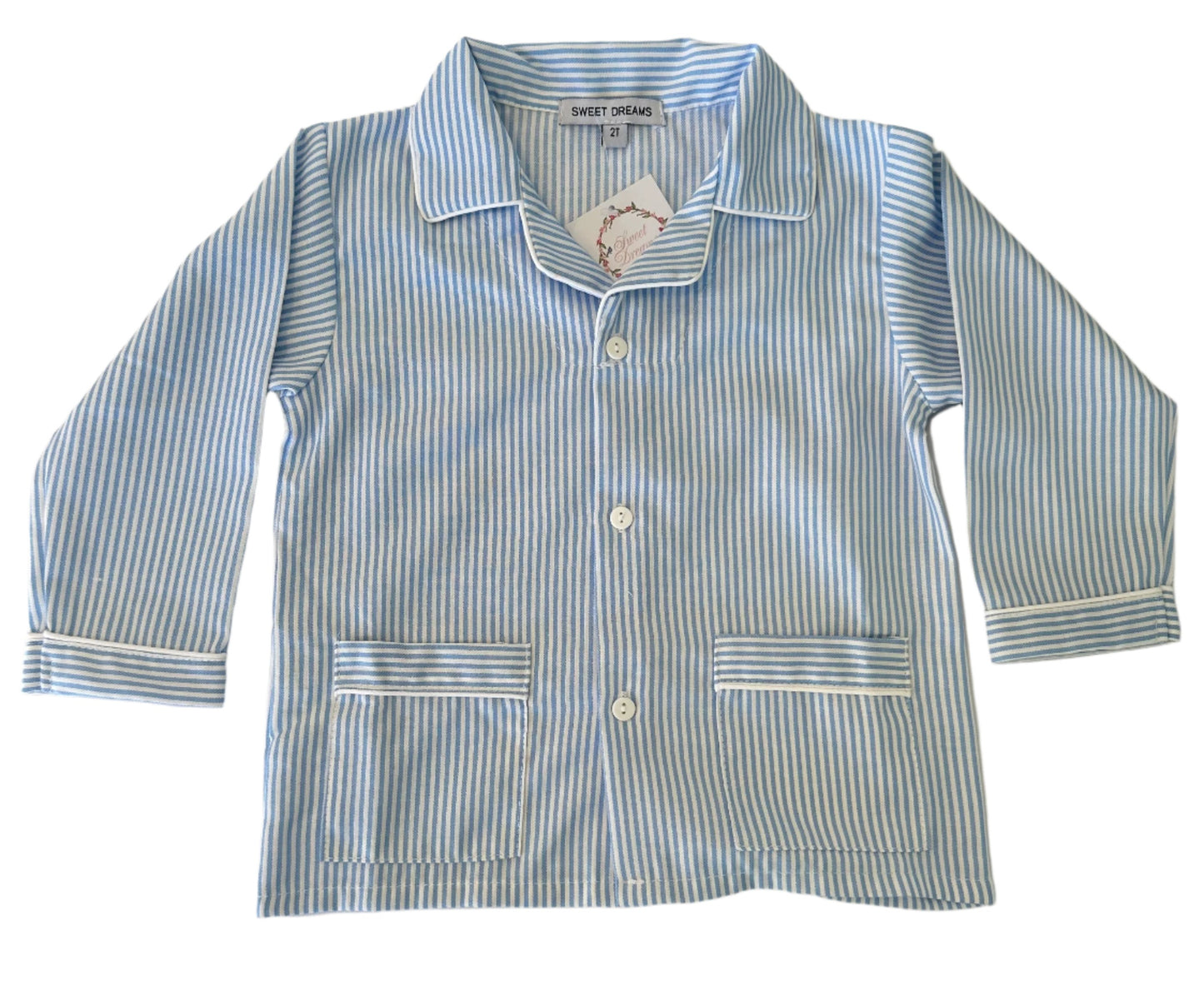 Blue Stripe Pajamas