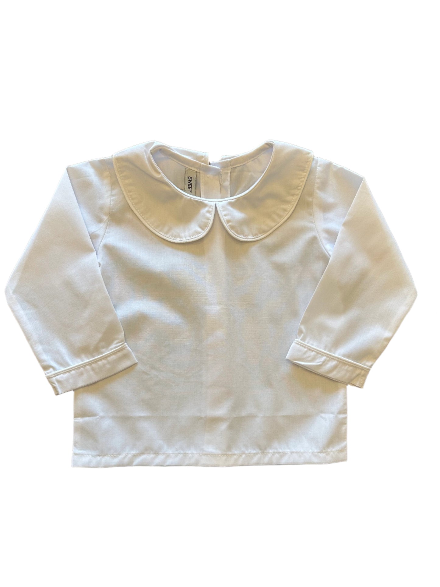 Peter Pan Collar White Shirt