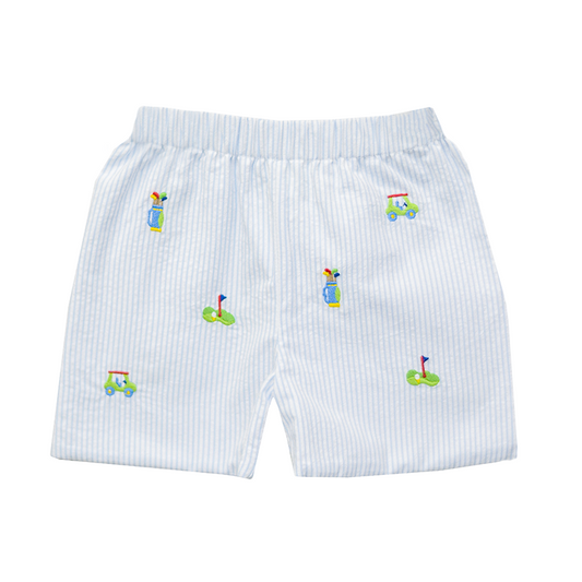 Golf Seersucker Shorts