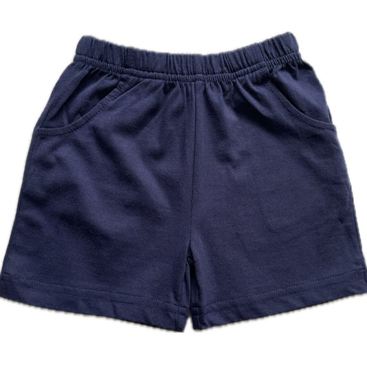 Navy Jersey Shorts