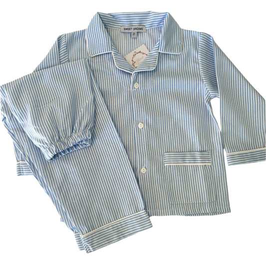 Blue Stripe Pajamas