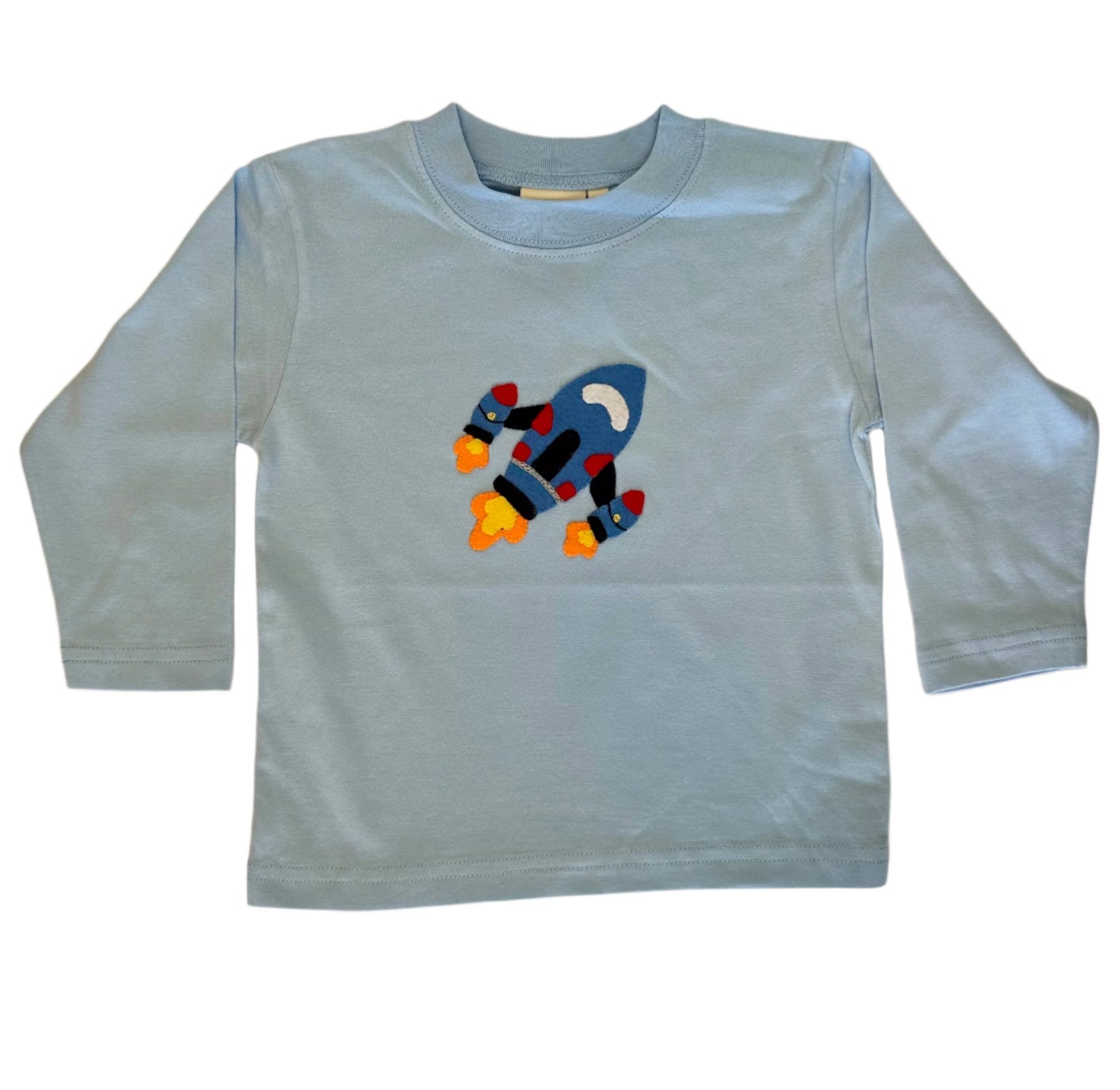 Long Sleeve Rocket Ship Shirt